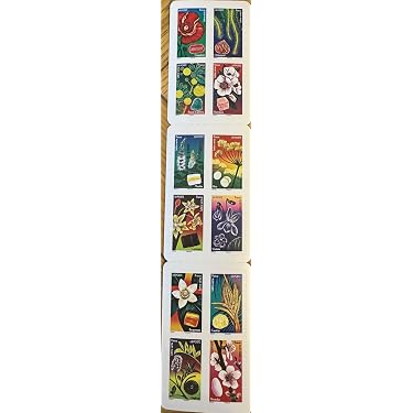 Timbres autoadhésifs de France N°2133-2144, Fleurs et douceurs Timbres autoadhésifs de France N°2133-2144, Fleurs et douceurs