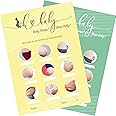 12 x Yellow Baby Shower Games Baby Bump Or Bloat Belly 12 Game Cards and 1 Answer Card Boy/Girl/Unisex