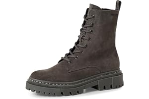 Tamaris Kobiety Tamaris Damen Lace Boot Flat 1-25276-41Buty za kostkę