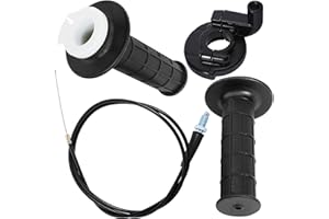 YOFMOO Twist Throttle Accelerator Grip Cable for Pit Dirt Mini Bike Quad ATV 50cc 70cc 90cc 110cc 125cc 150cc - 190cc 4-Stroke bike XR50 XR70 CRF50 CRF70 7/8inch 22mm Handlebar