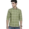 The Indian Garage Co Men's Cotton Slim Fit Shirt