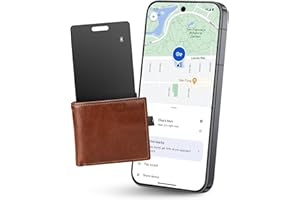 Lizoak Smart Karte kompatibel mit Google Mein Gerät Finden(nur Android), Bluetooth Wallet Tracker, IP68, Globales Tracking, für Geldbörse, Koffer, Reisepass, 1 Pack