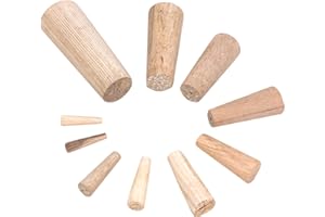 GATE 14 GATE14® Jeu de 10 pinoches Coniques en Bois résineux pour Passage de Coque Ø 8 à 38 mm