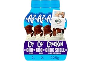 Dessert Sauce Bundle wtih Askeys Choc Chunk Crackin'! 225g 3 Pack + Brightdale Kitchen Card