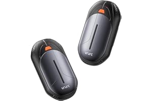 VRURC Hand Warmers Rechargeable,Magnetic HandWarmers Electric Portable Pocket Heater,2 in 1 Reusable Light Heater for Pocket Gloves,Men Women Gifts for Chrismas, Outdoor Camping, Hunting