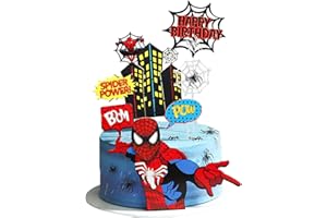 XTAGUVDM Cake Topper, 7 Pcs Decorazione Torta, Cake Topper Kit per Torte di Compleanno Decorazione