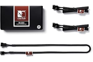 Noctua NA-SEC3, Câbles Rallonges pour Ventilateur (60 cm, Noir)