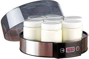 ‎ROSENSTEIN & SÖHNE Rosenstein & Söhne Joghurt-Automat: Joghurt-Maker mit Zeitschaltuhr, 7 Portionsgläser je 190 ml, 20 Watt (Machinen, Gerät für Joghurtherstellung)