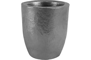 LORMUZI Silicon Carbide Graphite Crucibles 690ML Cup for Melting Casting Refining Gold Silver Copper Brass Aluminum (710ML)