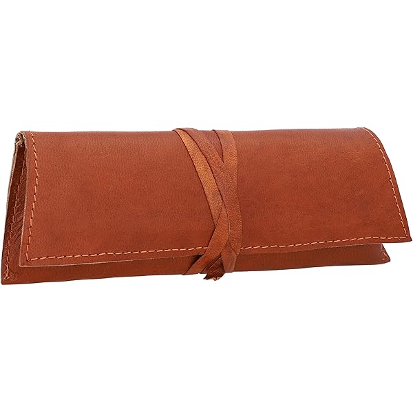 Angus Stoke Messertasche Kochmesser Aus Canvas Tuch Und Leder - Kochmesserrolle Groß – Messer