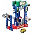 VTech 556503 Toot Drivers 4-in-1 Raceway, Toy Car racing Track for Boys and Girls, Car Tracks for Kids with Lights and Sounds, Musical Toy Race Track for Children Aged 1 to 5 Years, English Version