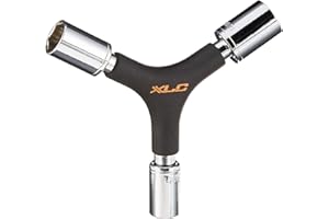 Xlc Y Schlüssel 2503607600 Uniwersalny Klucz, Czarny, 8/10 i 12 mm