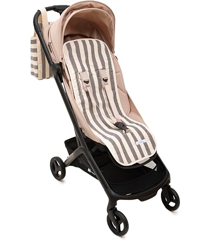 Interbaby 0C054-02 Materassino Copriseduta Universale Paracaidista Rosa Per Passeggino - 240 g, Colore: rosa