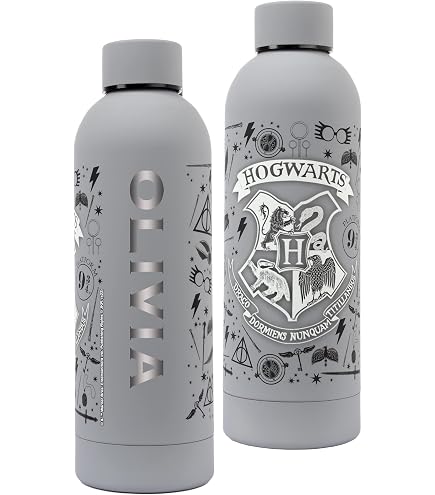 Bouteille Isotherme En Acier Inoxydable Slytherin – Harry Potter 700 Ml, Serpentard Officiel, Idéale Pour Boissons Chaudes Et Froides, Collection HP