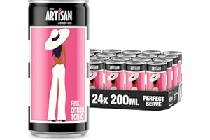 THE ARTISAN DRINKS COMPANY Artisan Pink Citrus Tonic Can, 200ml (Case 24)
