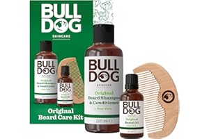 Bulldog Skincare Christmas Gift For Men Original Beard Care Kit