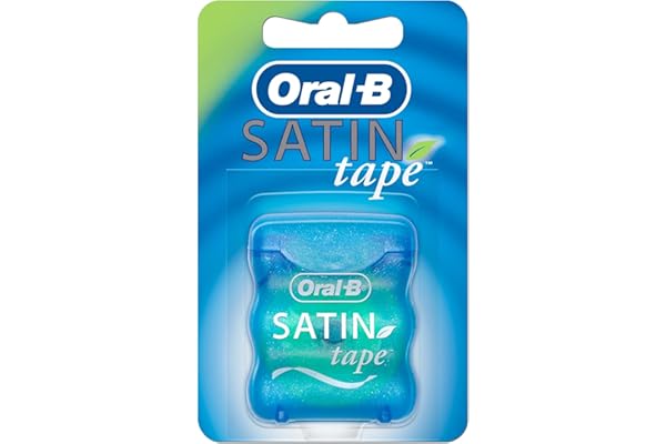 Oral-B Satin Nettoyage à Dents Tape (Ruban), Lot de 2 (2 x 25 m)
