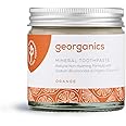 Georganics Mineral Toothpaste - Fluoride, SLS & Glycerine Free - Orange Flavour Non-Foaming Natural Toothpaste with Virgin Coconut Oil - Certified Cosmos Organic, Vegan and Cruelty-Free - 120ml