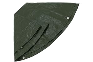 HACKMONSTER PE-Abdeckplane rund Ø 2 m grün 210 g|m²Typ 430200