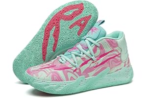 Uhclrr Chaussures De Basket - Ball pour Hommes Chaussures De Basket - Ball Antidérapantes Chaussures De Basket - Ball pour Hommes Chaussures De Sport en Plein Air(36 EU, F1)