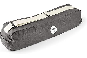 LOTUSCRAFTS Sac de Yoga en Coton Bio, modèle Pune, pour Tapis de Yoga et Accessoires de Yoga, équitable & écologique, Certifié GOTS