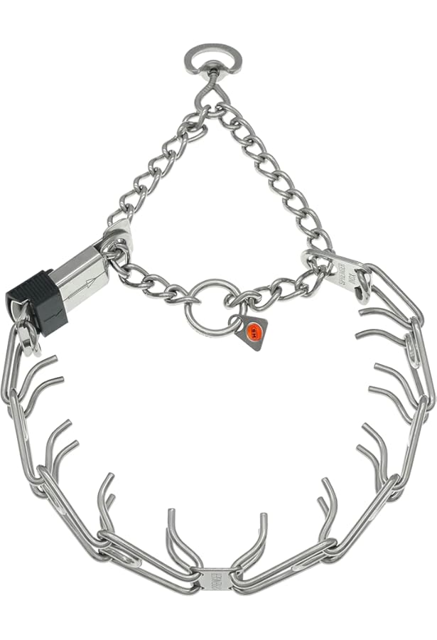 358mallHerm Sprenger Neck Steel Prong Dog Training Collar with Snap