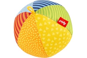 sigikid, 49580, fille et garçon, balle d’activité en tissu, multicolore, diamètre 11 cm