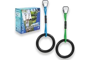 Schildkröt® Jungle Ring Set, Jungle Line tillbehör, 2 gymnastikringar för barn och vuxna, ninjaringar, gymnastikringar