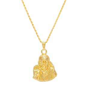 Buy Memoir Brass Gold Plated Chain with 