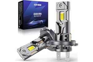 KOYOSO H7 LED Lampadina 30000LM: 130W Auto H7 LED Kit Di Conversione Faro, 1:1 Design di Ricambio Lampada Alogena,Plug and Play, 6000k bianco freddo
