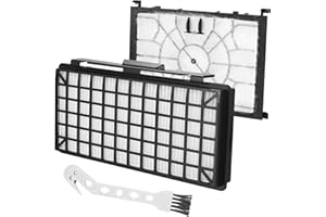 SHACHENH 1x HEPA Filter + 1x Motorfilter Kompatibel mit Siemens Q5.0 VSQ5X1230 Extreme SilencePower Staubsauger Filter für Siemens Staubsauger Ersatzfilter Zubehör Bodenstaubsauger VZ154HFB VZ02MSF VSQ5X12M1