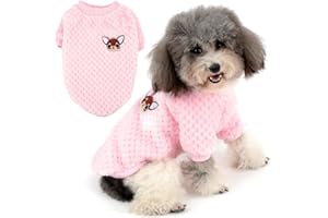 Zunea Sweter dla małego psa, płaszcz, polarowy pulower dla zwierząt domowych, dla psów, chłopców, dziewczynek, zimowy, ciepły, miękki, szczeniak, odzież, kot, odzież wierzchnia, na zimną pogodę,