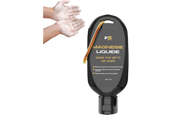 F3RALS ® Magnesie Liquide Sport | Grip Puissant Mains Sèches - Escalade Cross Training Gymnastique Pole Dance