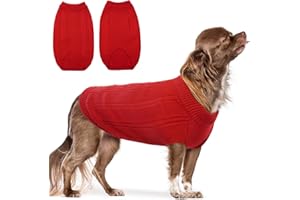 Hjyokuso Jersey para Perros, Ropa De Invierno CáLida para Perros Y Gatos, CóModo Abrigo para Mascotas,Disfraz para Cachorros,Jersey para Gatitos,Ropa para Perros PequeñOs,Medianos,Grandes,Gatos