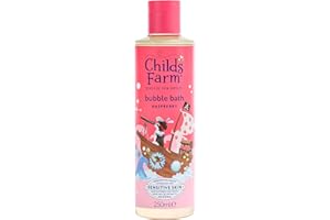 Childs Farm Kids Bubble Bath, Raspberry | Gently Cleanses & Soothes | Suitable for Dry, Sensitive Skin, 250ml