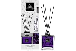 LADY VENEZIA MAKE UP FACTORY LADY VENEZIA - CUBO 100 - Diffusore di fragranza - Lavanda di Provenza 100 ml, Made in Italy