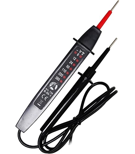 Détecteur De Polarité Et Testeur Pique-câbles Avec Revêtement