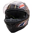 Zorax Hunter Union Jack M (57-58cm) Double Visor Full Face Motorbike Motorcycle Helmet Road Legal ECE2206