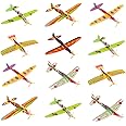 POPAPIE 30 Pcs Foam Glider Planes for Kids Individually Wrapped Foam Aeroplanes for Kids Foam Plane Flying Toy for Outdoor Garden Toys Boys Girls Gift