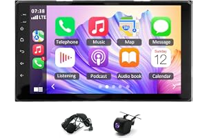 9 inch Dubbel Din Bilradio för Toyota Auris 2015-2020 med Wireless Carplay Android Auto Touchscreen Android 14 Car Radio GPS