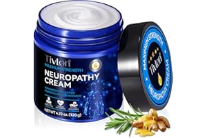 UOCASI Neuropathy Relief Cream Extra Strength for Feet, Legs, Hands,Toes with Natural Turmeric, Ginger - Muscle & Joint Discomfort,Natural Muscle Massage Cream, Soothing Tingling & Nerve Sensations (1 Pack)