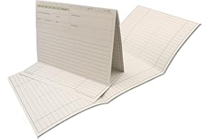 ROSENBAUM OFFSETDRUCK Patientenakte 100 Stück Karteitaschen nachhaltig, für Arzt, Praxis, Physiotherapie, DIN A5+, 190g/m² Recycling, Farbe: Weiß, in der praktischen Schachtel