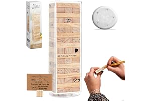 GD GREAT DREAMS GreatDreams® Libro Firmas Bodas y Comuniones - Libro de Firmas Alternativo - Bloques para Firmar con Caja y Base Giratoria - Libro de Invitados Alternativo