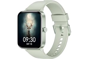 KIUVKAS Smartwatch Uomo Donna, 1.95" Full Touch Screen Smartwatch con Effettua/Risposta Chiamate, Fitness Tracker con Pressione Sanguigna e Monitor Sonno, 140+ Sport Step Counter per Android iOS