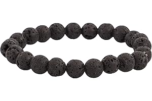 Garaulion Bracelet en Pierres Naturelles 8mm - Perles de Qualité Supérieure - Bijou Énergétique pour Homme et Femme