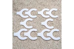 ULEIVA Lot de 10 clips de rechange compatibles avec Kermi ZK00940001 V2 - Fixation de radiateur plat