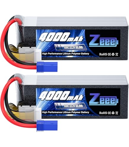 2x EC5 Serien Adapterkabel | 1 Buchse Auf 2 Stecker | 10 Cm Länge, 12 AWG | Für LiPO Akkus | Losi/E-Flite Kompatibel