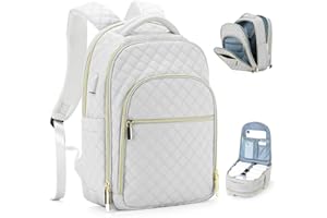 winspansy Zaino da Viaggio,Zainetto Lavoro Antifurto Impermeabile Valigia Aereo Bagaglio a Mano Easyjet 45x36x20 Borsa Porta PC Donna con USB Ufficio Trekking Uomo Travel Backpack Grigio
