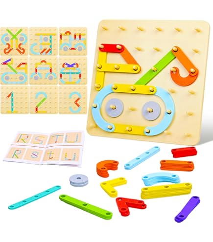 Coogam Houten Cijfers en Letters Bouw Activiteitenset Montessori Preschool Educatief Speelgoed Vorm Kleurherkenning Spel Houten Stapelblokken Sorteerbord voor Kinderen Peuters Coogam Houten Cijfers en Letters Bouw Activiteitenset Montessori Preschool Educatief Speelgoed Vorm Kleurherkenning Spel Houten Stapelblokken Sorteerbord voor Kinderen Peuters
