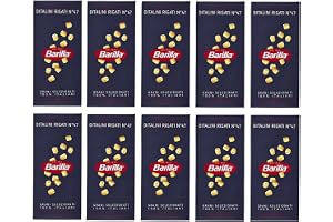 10x pasta Barilla Ditalini Rigati N° 47 kort pasta 500 g pack 100 % italienska